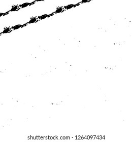 Vector grunge overlay texture. Black and white background. Abstract monochrome image includes a faded effect in dark tones
