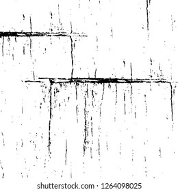 Vector grunge overlay texture. Black and white background. Abstract monochrome image includes a faded effect in dark tones