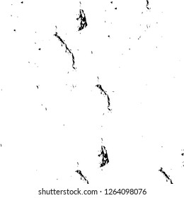 Vector grunge overlay texture. Black and white background. Abstract monochrome image includes a faded effect in dark tones