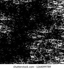 Vector grunge overlay texture. Black and white background. Abstract monochrome image includes a faded effect in dark tones