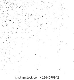 Vector grunge overlay texture. Black and white background. Abstract monochrome image includes a faded effect in dark tones