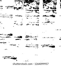 Vector grunge overlay texture. Black and white background. Abstract monochrome image includes a faded effect in dark tones
