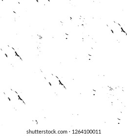Vector grunge overlay texture. Black and white background. Abstract monochrome image includes a faded effect in dark tones