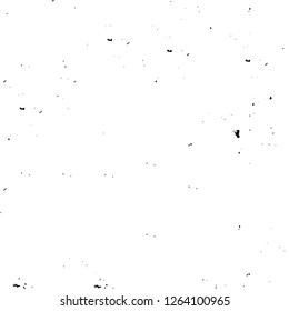 Vector grunge overlay texture. Black and white background. Abstract monochrome image includes a faded effect in dark tones