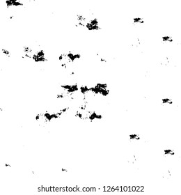 Vector grunge overlay texture. Black and white background. Abstract monochrome image includes a faded effect in dark tones