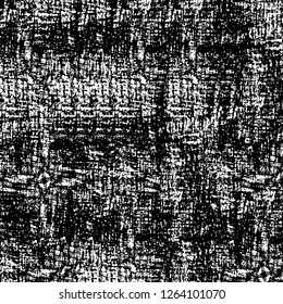 Vector grunge overlay texture. Black and white background. Abstract monochrome image includes a faded effect in dark tones