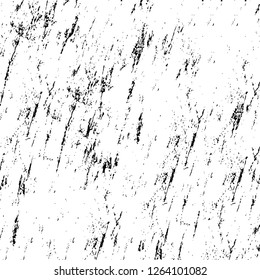 Vector grunge overlay texture. Black and white background. Abstract monochrome image includes a faded effect in dark tones