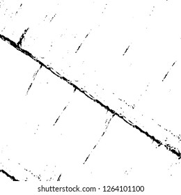 Vector grunge overlay texture. Black and white background. Abstract monochrome image includes a faded effect in dark tones