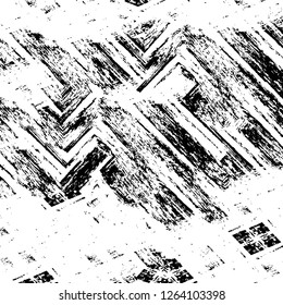 Vector grunge overlay texture. Black and white background. Abstract monochrome image includes a faded effect in dark tones