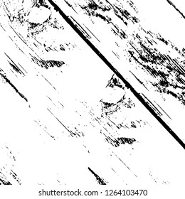 Vector grunge overlay texture. Black and white background. Abstract monochrome image includes a faded effect in dark tones