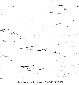 Vector grunge overlay texture. Black and white background. Abstract monochrome image includes a faded effect in dark tones