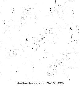 Vector grunge overlay texture. Black and white background. Abstract monochrome image includes a faded effect in dark tones
