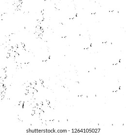 Vector grunge overlay texture. Black and white background. Abstract monochrome image includes a faded effect in dark tones