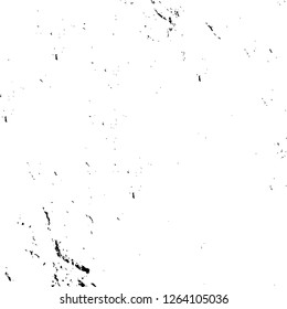 Vector grunge overlay texture. Black and white background. Abstract monochrome image includes a faded effect in dark tones