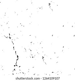 Vector grunge overlay texture. Black and white background. Abstract monochrome image includes a faded effect in dark tones