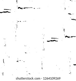 Vector grunge overlay texture. Black and white background. Abstract monochrome image includes a faded effect in dark tones