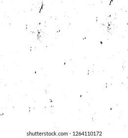 Vector grunge overlay texture. Black and white background. Abstract monochrome image includes a faded effect in dark tones
