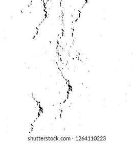 Vector grunge overlay texture. Black and white background. Abstract monochrome image includes a faded effect in dark tones