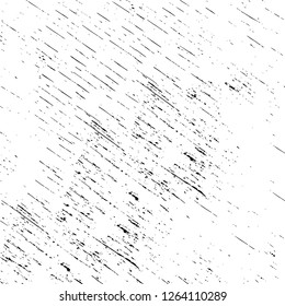 Vector grunge overlay texture. Black and white background. Abstract monochrome image includes a faded effect in dark tones