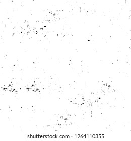 Vector grunge overlay texture. Black and white background. Abstract monochrome image includes a faded effect in dark tones