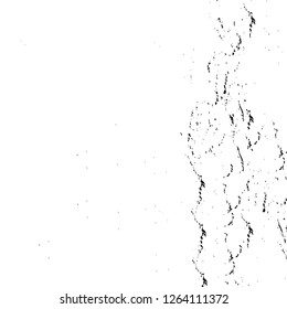 Vector grunge overlay texture. Black and white background. Abstract monochrome image includes a faded effect in dark tones
