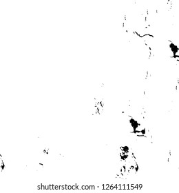 Vector grunge overlay texture. Black and white background. Abstract monochrome image includes a faded effect in dark tones