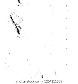 Vector grunge overlay texture. Black and white background. Abstract monochrome image includes a faded effect in dark tones