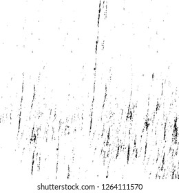 Vector grunge overlay texture. Black and white background. Abstract monochrome image includes a faded effect in dark tones