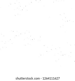 Vector grunge overlay texture. Black and white background. Abstract monochrome image includes a faded effect in dark tones