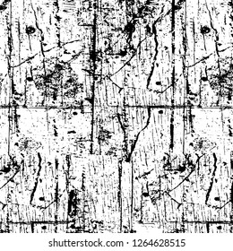 Vector grunge overlay texture. Black and white background. Abstract monochrome image includes a faded effect in dark tones