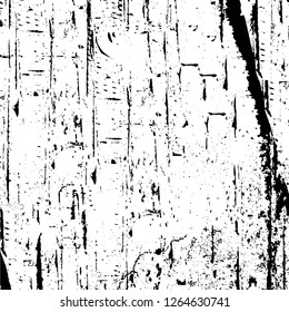 Vector grunge overlay texture. Black and white background. Abstract monochrome image includes a faded effect in dark tones