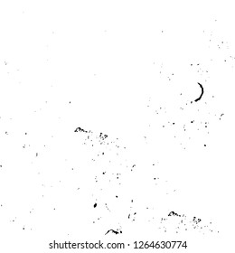 Vector grunge overlay texture. Black and white background. Abstract monochrome image includes a faded effect in dark tones