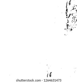 Vector grunge overlay texture. Black and white background. Abstract monochrome image includes a faded effect in dark tones
