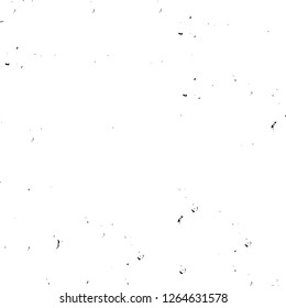 Vector grunge overlay texture. Black and white background. Abstract monochrome image includes a faded effect in dark tones