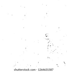 Vector grunge overlay texture. Black and white background. Abstract monochrome image includes a faded effect in dark tones