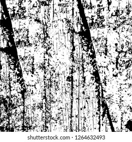 Vector grunge overlay texture. Black and white background. Abstract monochrome image includes a faded effect in dark tones