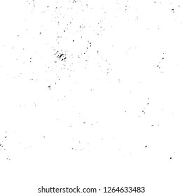 Vector grunge overlay texture. Black and white background. Abstract monochrome image includes a faded effect in dark tones