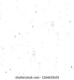 Vector grunge overlay texture. Black and white background. Abstract monochrome image includes a faded effect in dark tones