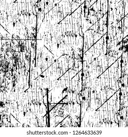 Vector grunge overlay texture. Black and white background. Abstract monochrome image includes a faded effect in dark tones