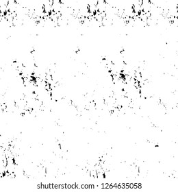 Vector grunge overlay texture. Black and white background. Abstract monochrome image includes a faded effect in dark tones