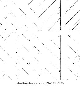 Vector grunge overlay texture. Black and white background. Abstract monochrome image includes a faded effect in dark tones
