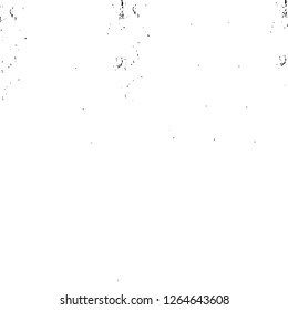 Vector grunge overlay texture. Black and white background. Abstract monochrome image includes a faded effect in dark tones