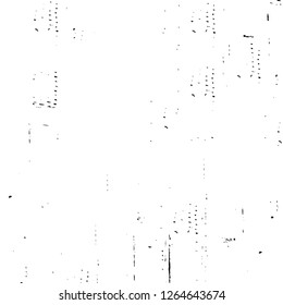 Vector grunge overlay texture. Black and white background. Abstract monochrome image includes a faded effect in dark tones