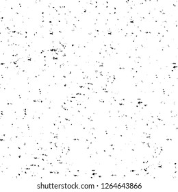 Vector grunge overlay texture. Black and white background. Abstract monochrome image includes a faded effect in dark tones