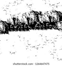 Vector grunge overlay texture. Black and white background. Abstract monochrome image includes a faded effect in dark tones