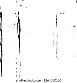 Vector grunge overlay texture. Black and white background. Abstract monochrome image includes a faded effect in dark tones