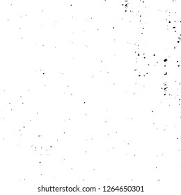 Vector grunge overlay texture. Black and white background. Abstract monochrome image includes a faded effect in dark tones