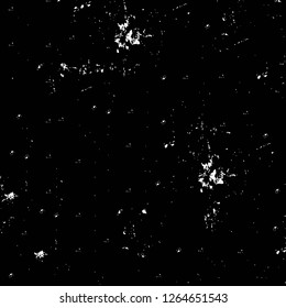 Vector grunge overlay texture. Black and white background. Abstract monochrome image includes a faded effect in dark tones