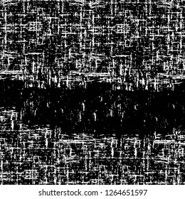 Vector grunge overlay texture. Black and white background. Abstract monochrome image includes a faded effect in dark tones