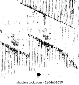 Vector grunge overlay texture. Black and white background. Abstract monochrome image includes a faded effect in dark tones